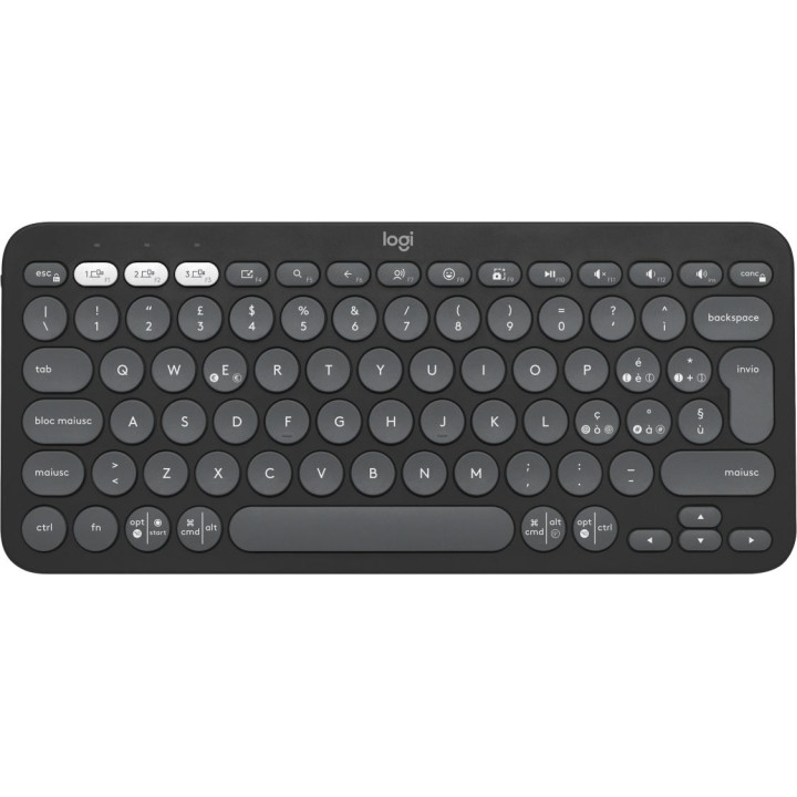 LOGITECH PEBBLE KEYS 2 K380S - TONAL GRAPHITE - ITA